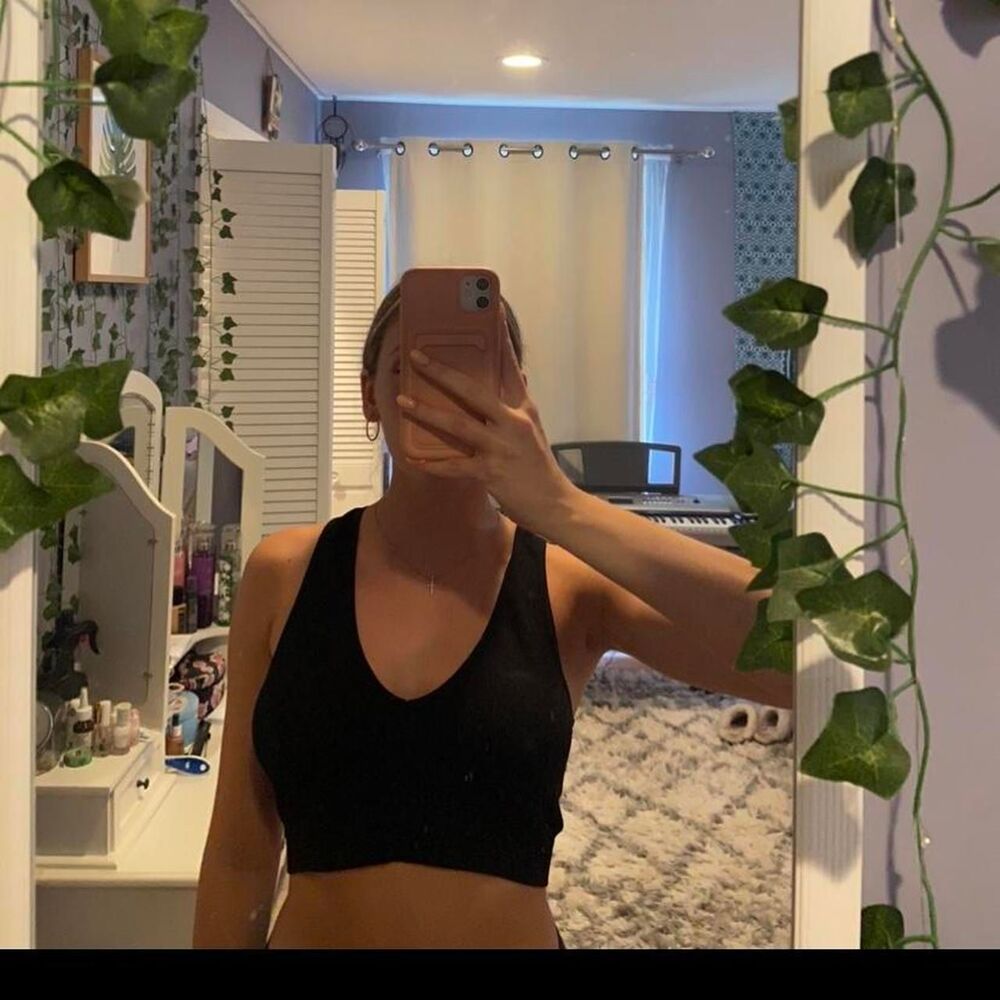 Unbranded Women's Black Crop-top